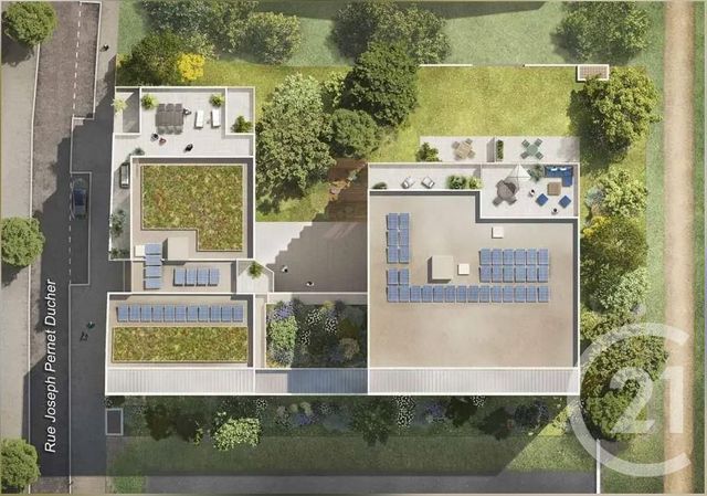 Appartement T3 à vendre - 3 pièces - 63.81 m2 - VENISSIEUX - 69 - RHONE-ALPES - Century 21 Grande Rue